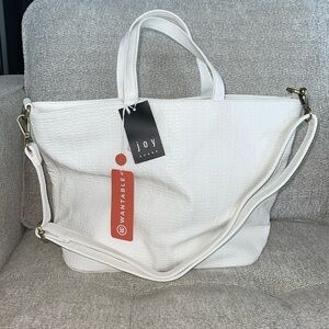 Joy Susan Woven Convertible Shopper bag